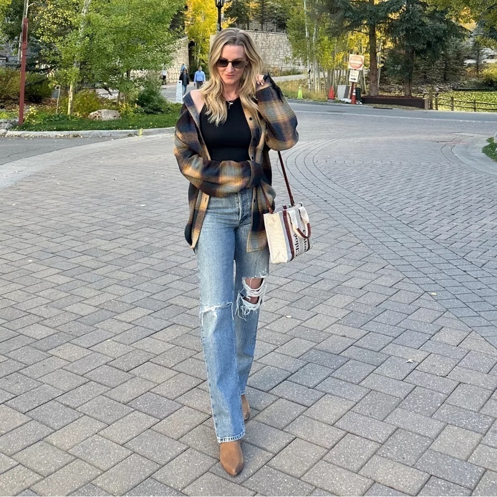 AGOLDE Lana Ripped Jeans 26 - Picture 4 of 11